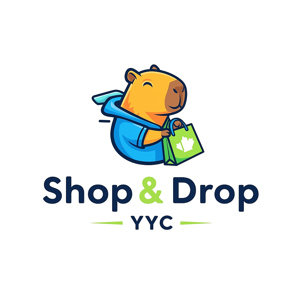 Shop & Drop YYC logo